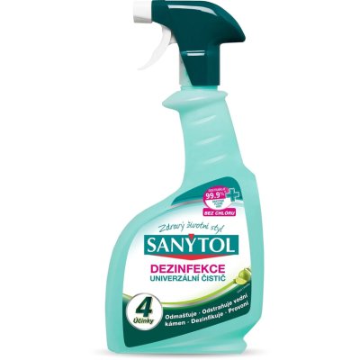 SANYTOL, Dezinfekce univerzální čistič sprej 4 účinky, 500 ml