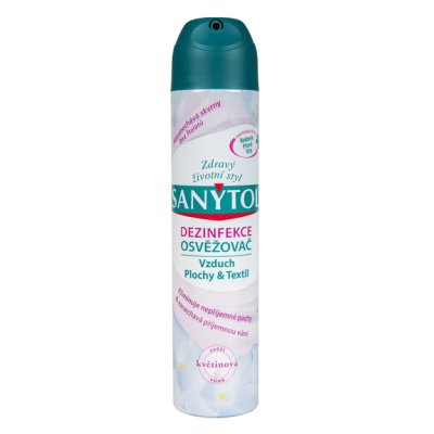 SANYTOL, Dezinfekce osvěžovač vzduchu, ploch a textilií - květinová vůně, 300ml - Screenshot 2026-08-13 at 08-04-06 Sanytol dezinfekční osvěžovač vzduchu ploch a textilií 300 ml - květinová vůně SEVT.cz.png