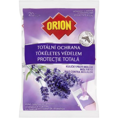 ORION, TOTÁLNÍ OCHRANA kuličky proti molům, 20ks/bal