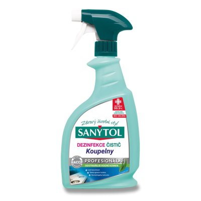 SANYTOL, Professional čistič koupelny, 750ml, HACCP