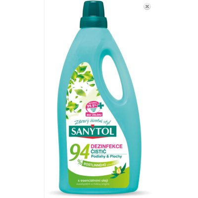 SANYTOL, Dezinfekce univerzální čistič - podlahy 94 % rostlinného původu, 1L