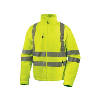 Delta, Bunda nepromokavá, FLEN HV, reflexní žlutá, vel. S-3 XL
