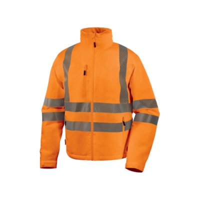 Delta, Bunda nepromokavá, FLEN HV, reflexní oranžová vel. S-3 XL