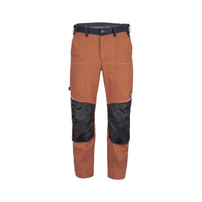 Červa, Kalhoty pánské pracovní STIRLING STRETCH, oranžové, vel. 42 - 68