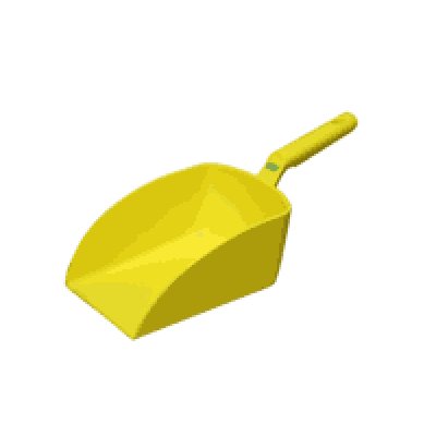 Vikan, lopata ruční velká, 100°C, 360x95x160, žlutá