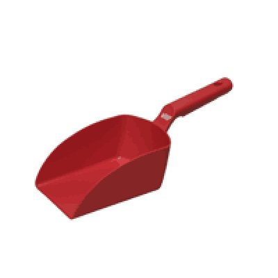 Vikan, lopata ruční střední, 100°C, červená