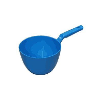 Vikan, naběračka kulatá 2 l, 100°C, modrá