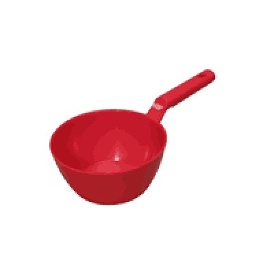 Vikan, naběračka kulatá 1 l, 100°C, červená