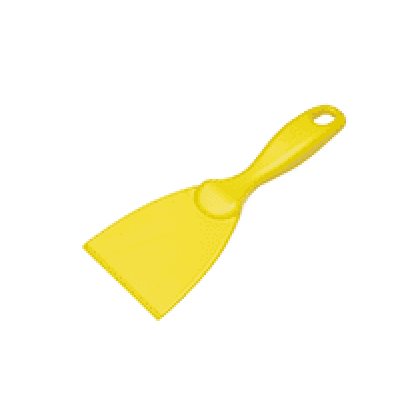Vikan, špachtle ruční, 75 mm, 100°C, polypropylen, žlutá