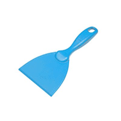 Vikan, špachtle ruční, 100 mm, 100°C, polypropylen, modrá