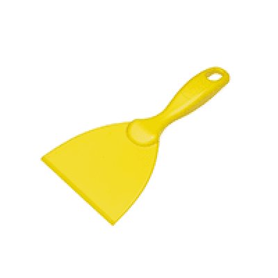 Vikan, špachtle ruční, 100 mm, 100°C, polypropylen, žlutá