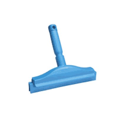 Vikan, stěrka s 2C dvojitou čepelí ruční, 250 mm, 121°C, modrá