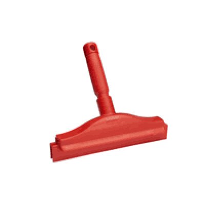 Vikan, stěrka s 2C dvojitou čepelí ruční, 250 mm, 121°C, červená