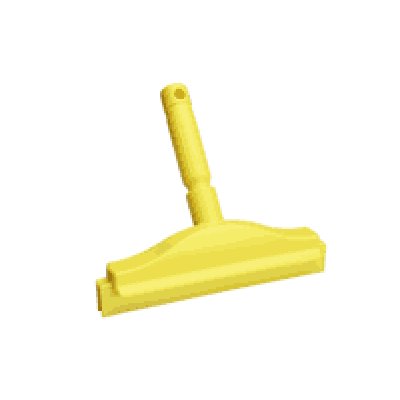 Vikan, stěrka s 2C dvojitou čepelí ruční, 250 mm, 121°C, žlutá