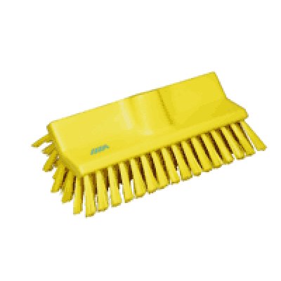 Vikan, kartáč na podlahu a stěny, 245 mm, 121°C, střední, žlutý