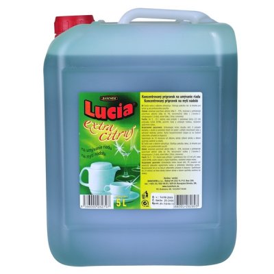 Banchem, LUCIA EXTRA, na nádobí, kolagen, citrus zelený, 5 l