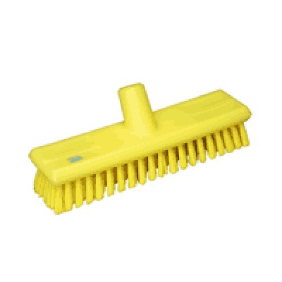 Vikan, kartáč na podlahy průtočný, 270 mm, 121°C, střední, žlutý