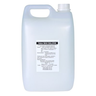 Alter, SATUR MAX, balzám na nádobí, 5 l