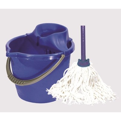 Mopová souprava LABUŤ 12l, mop 160 g bavlna