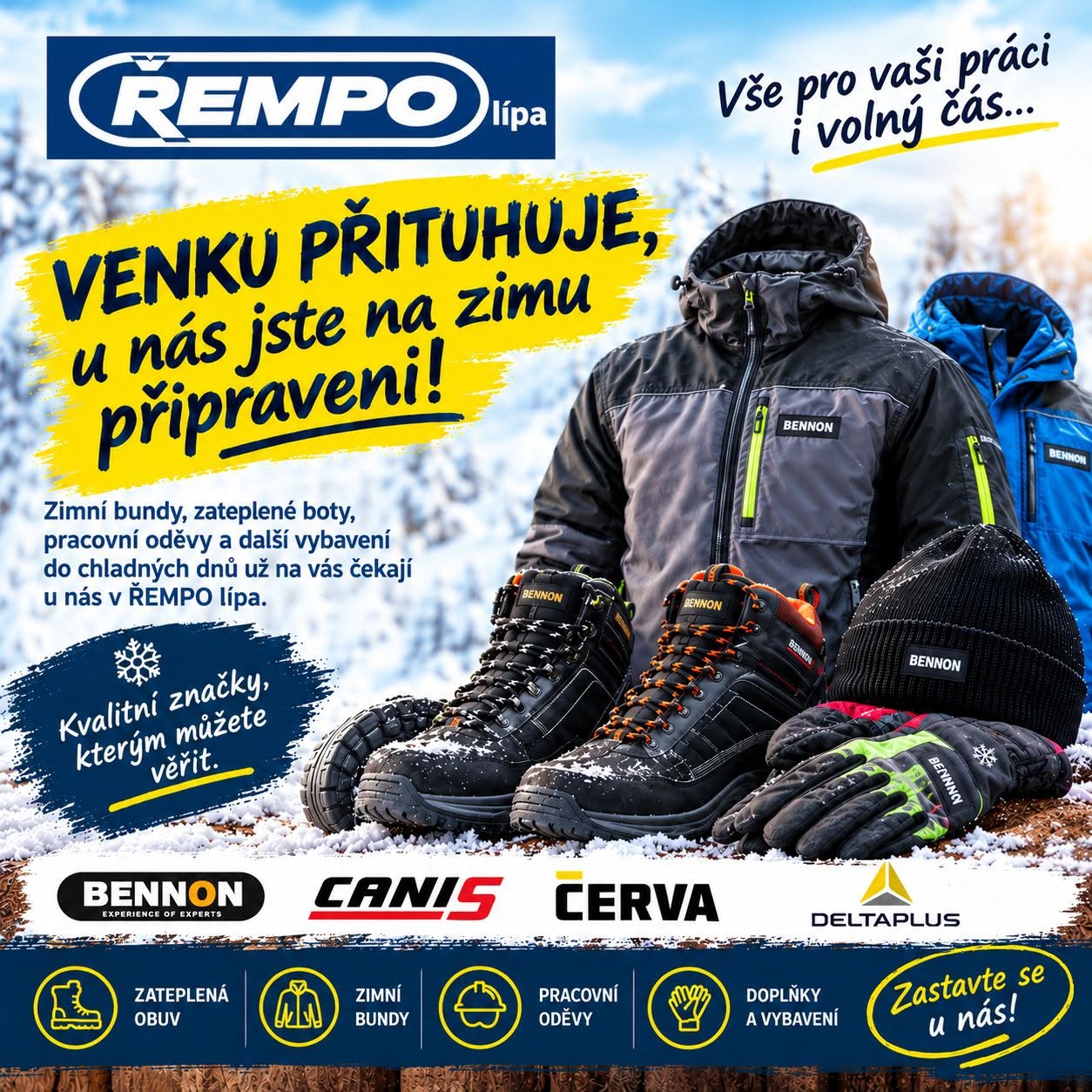 U nás jste na zimu připraveni.